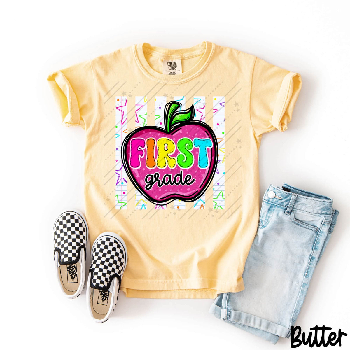 First grade apple (Carter) DTF Transfer