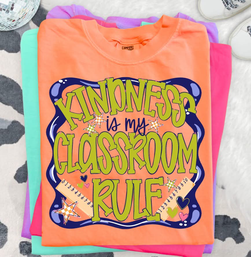 Kindness is my classroom rule (S&G) DTF Transfer