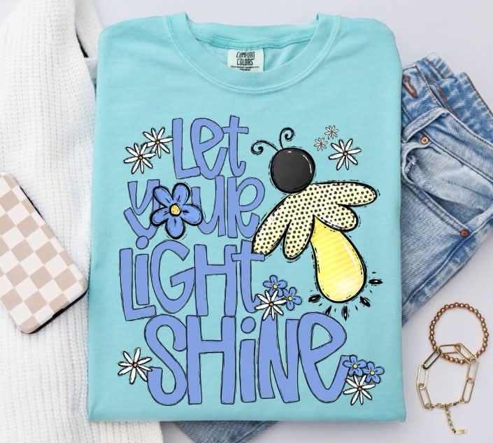 Let your light shine firefly (S&G) DTF Transfer
