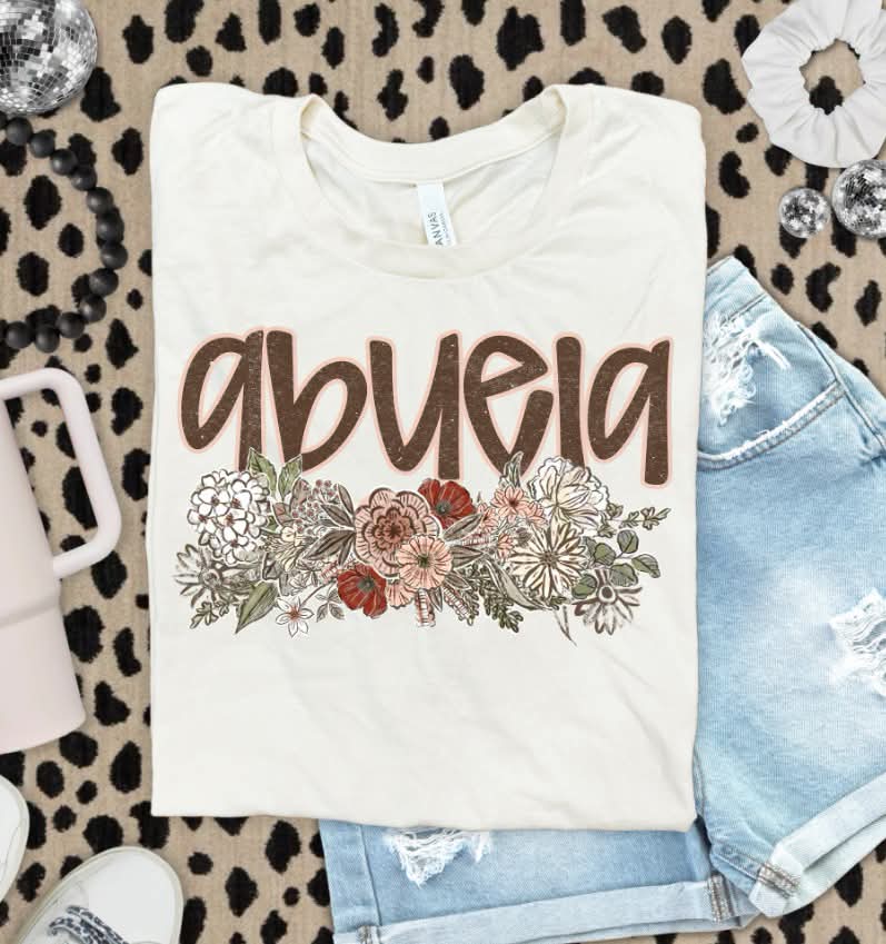 Abuela wildflower underline (S&G) DTF Transfer