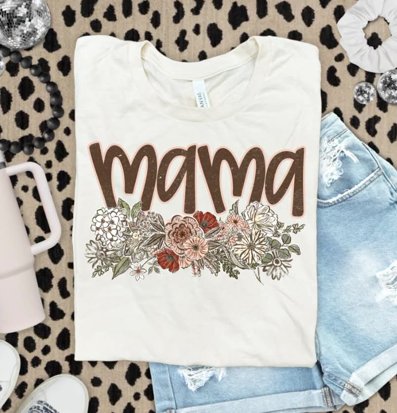 Mama wildflower underline (S&G) DTF Transfer