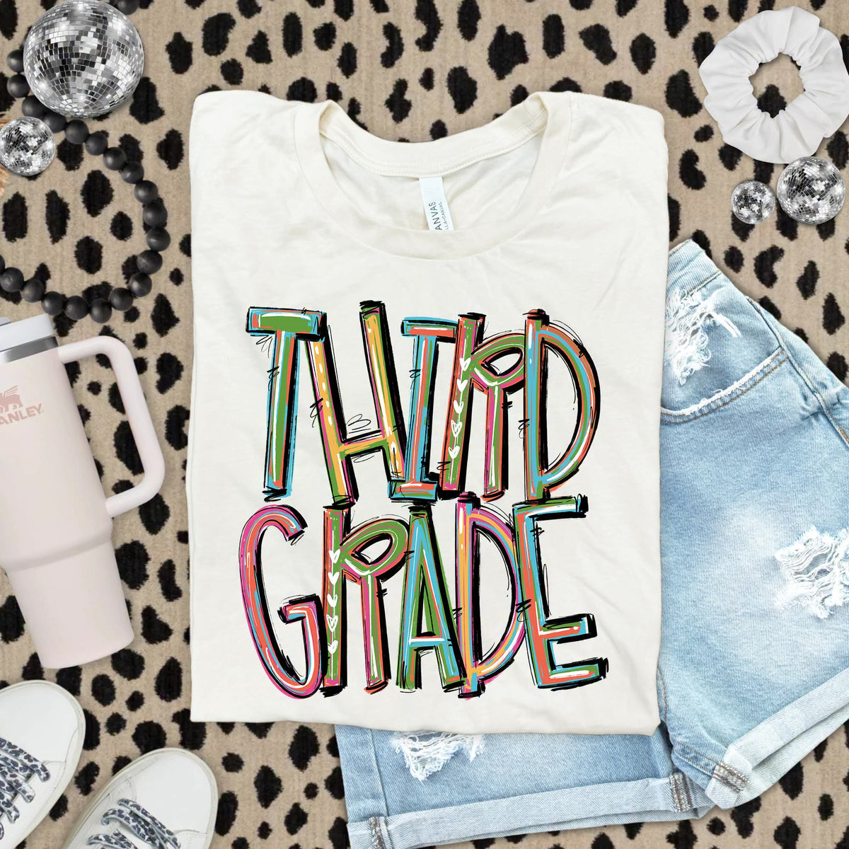 Third grade tie-dye brushstroke (S&G) DTF Transfer