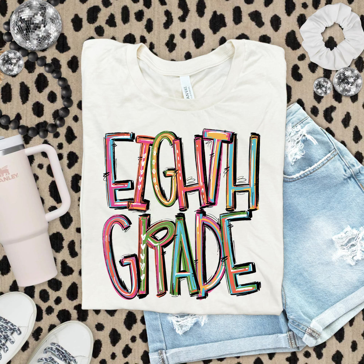Eighth grade tie-dye brushstroke (S&G) DTF Transfer