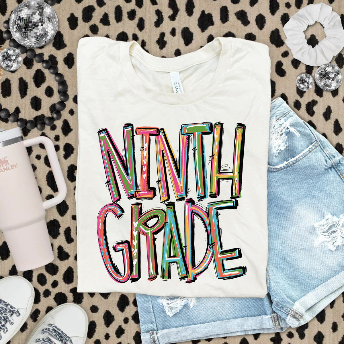 Ninth grade tie-dye brushstroke (S&G) DTF Transfer