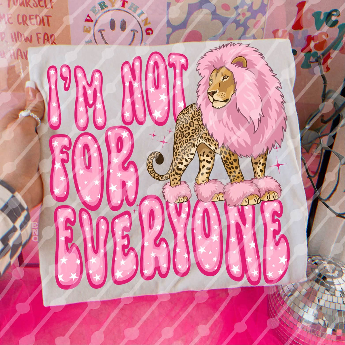 I'm not for everyone lion (Carter) DTF Transfer