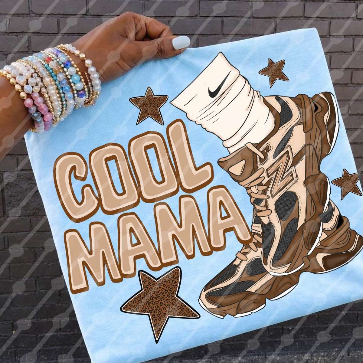 Cool mama BROWN (Carter) DTF Transfer
