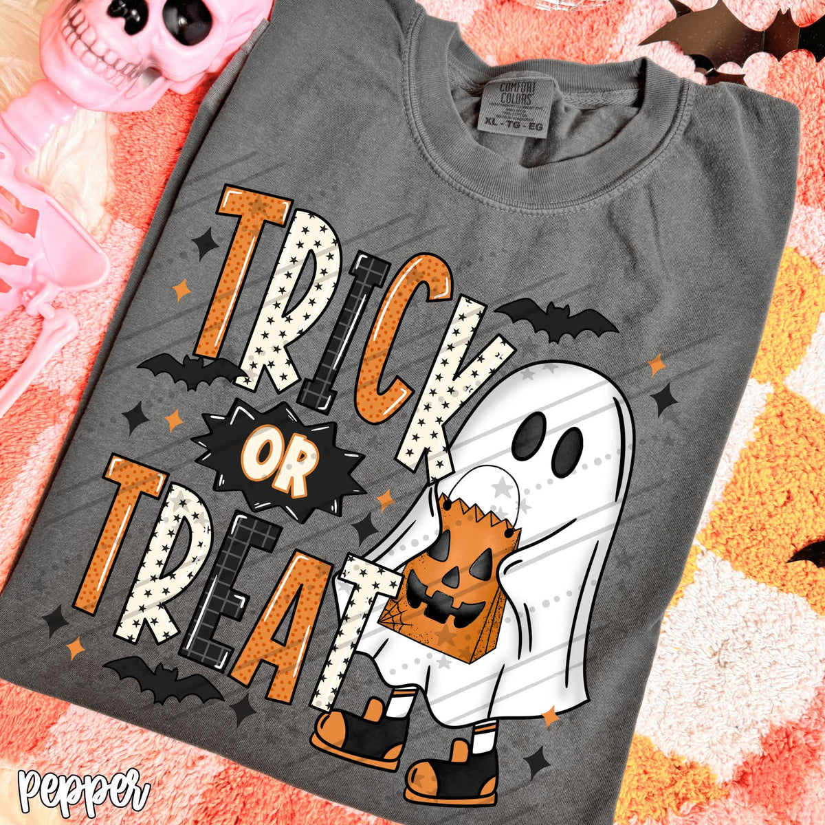 Trick or treat ghost (Crafti) DTF Transfer