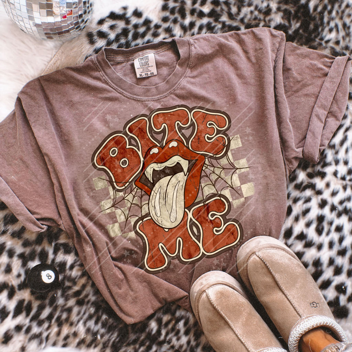 Bite me vampire lips (Carter) DTF transfer