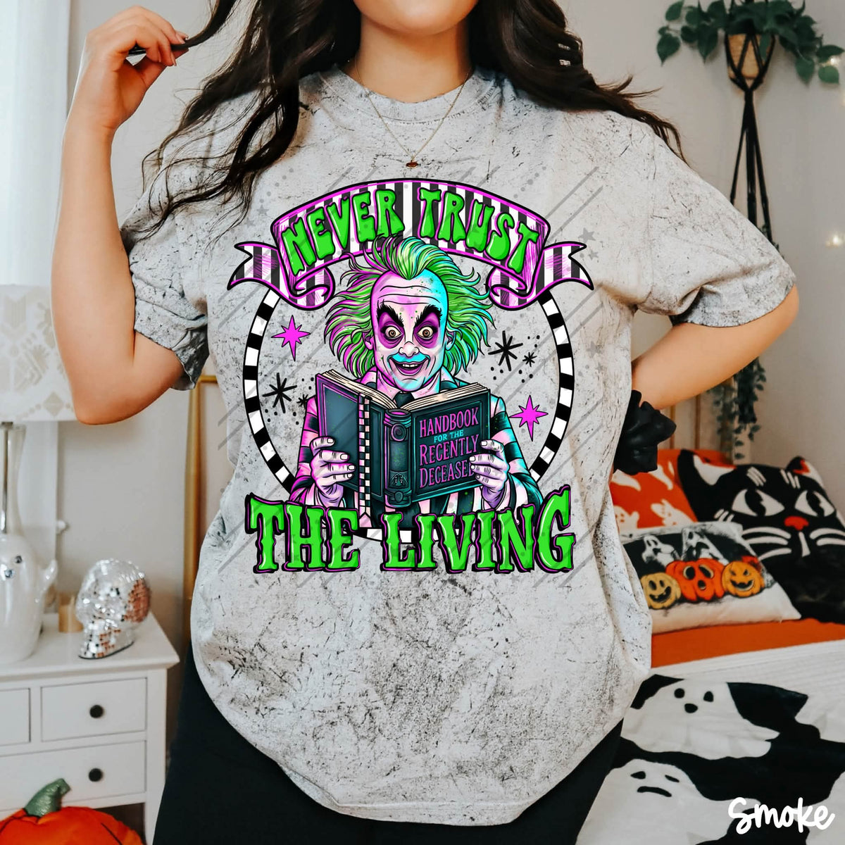 Never trust the living stripped frame (Carter) DTF Transfer