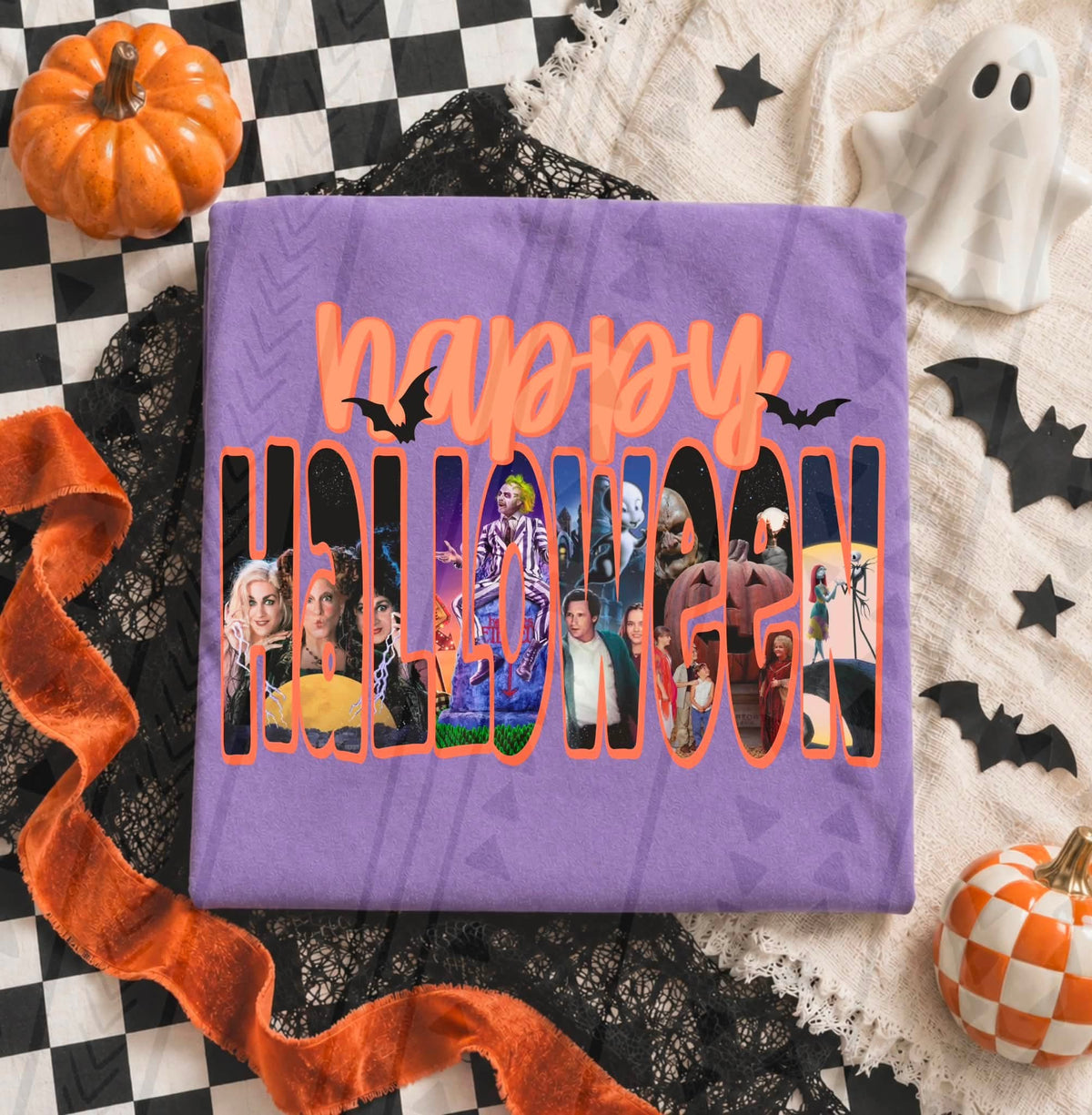 Happy Halloween classic filled (Kai) DTF Transfer