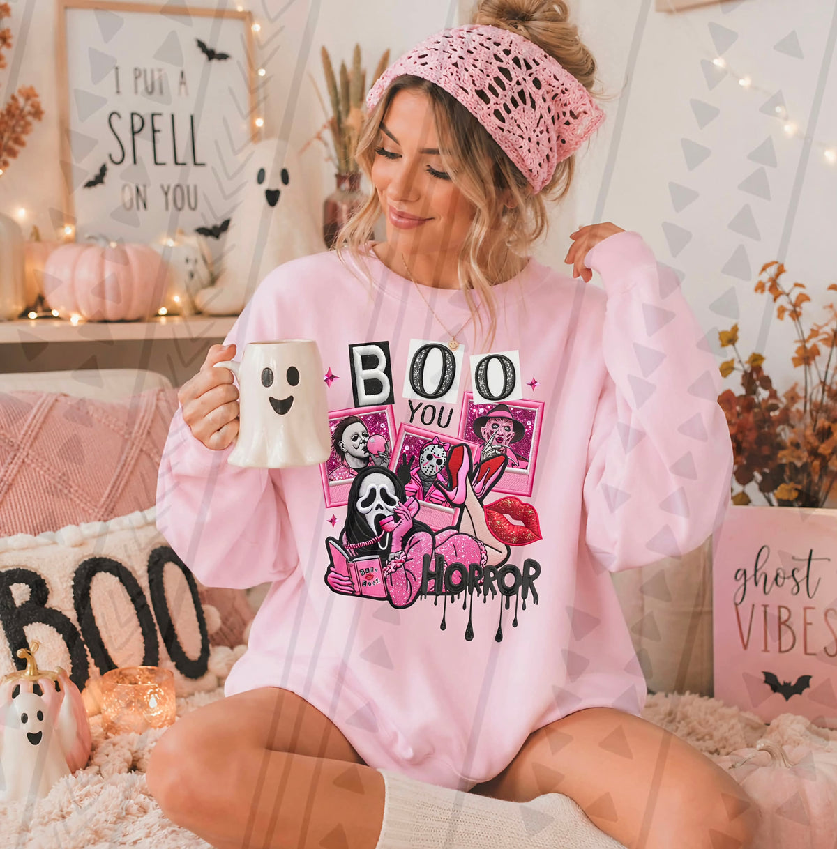 Boo you killer polaroids (Kai) DTF Transfer