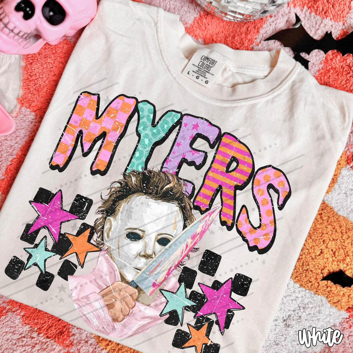 Myers colorful font (Carter) DTF Transfer