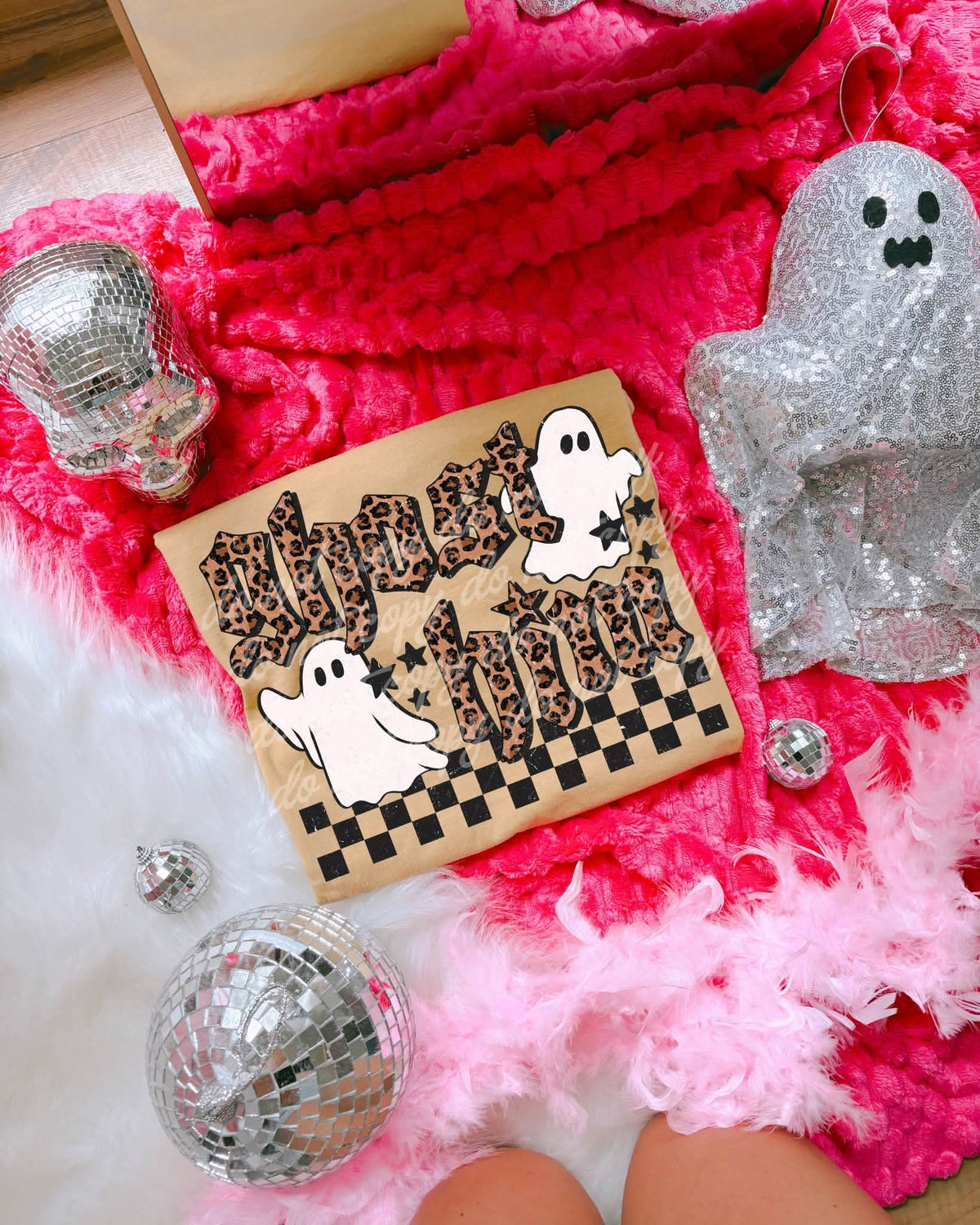 Ghost him leopard font (Carter) DTF Transfer