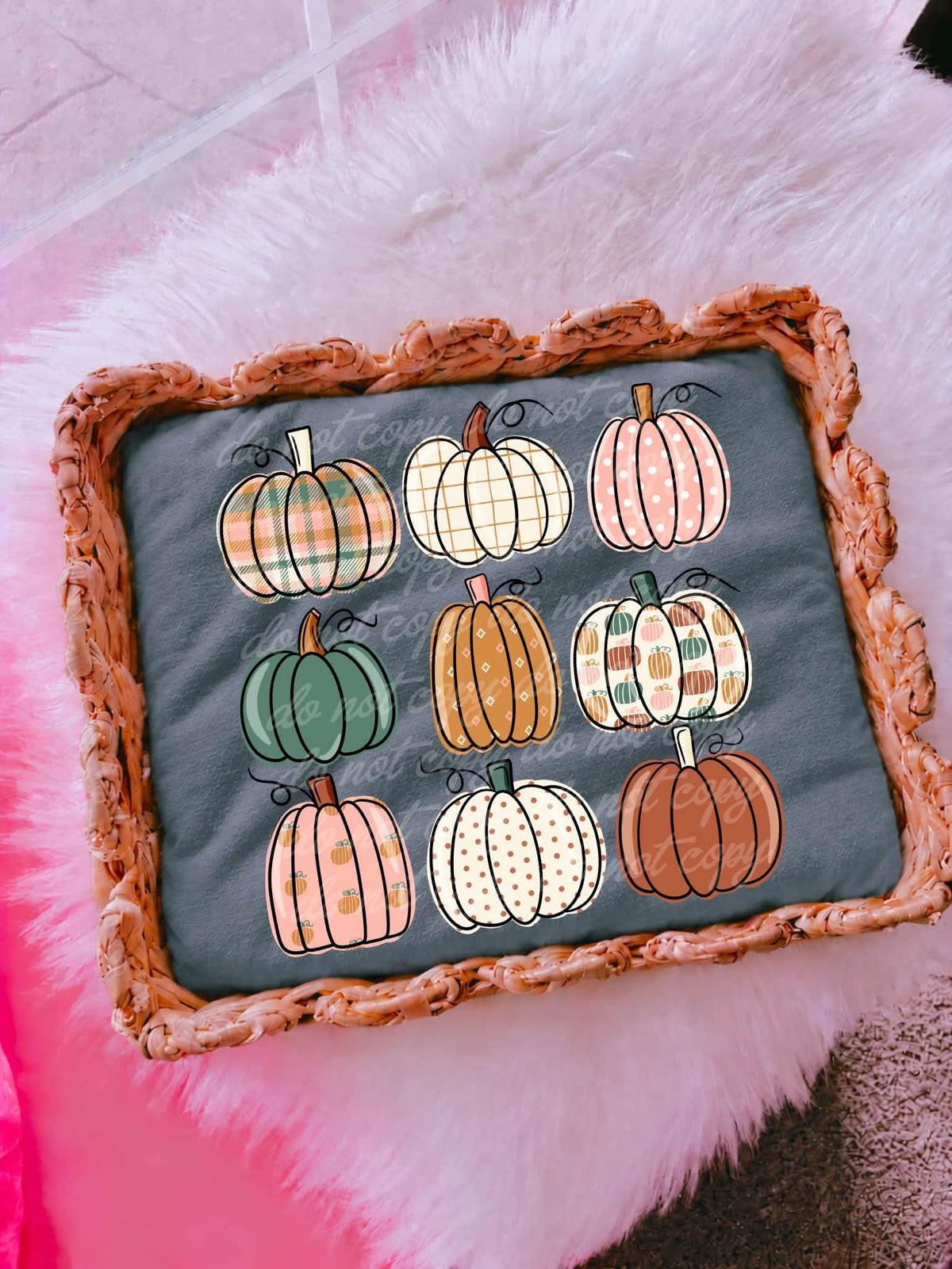 pattern pumpkins (Carter) DTF Transfer