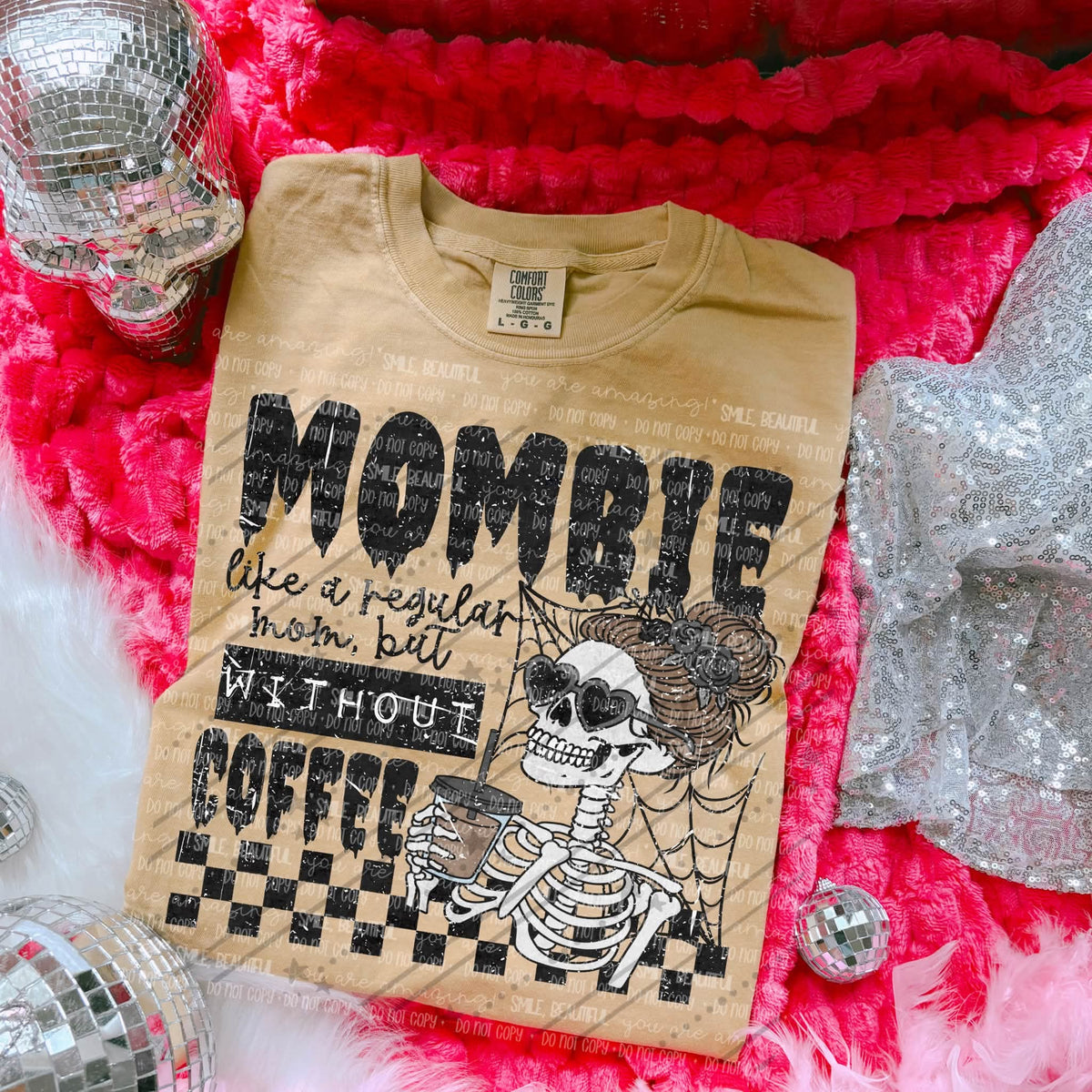 Mom like a regular mom but without coffee (Carter) DTF Transfer