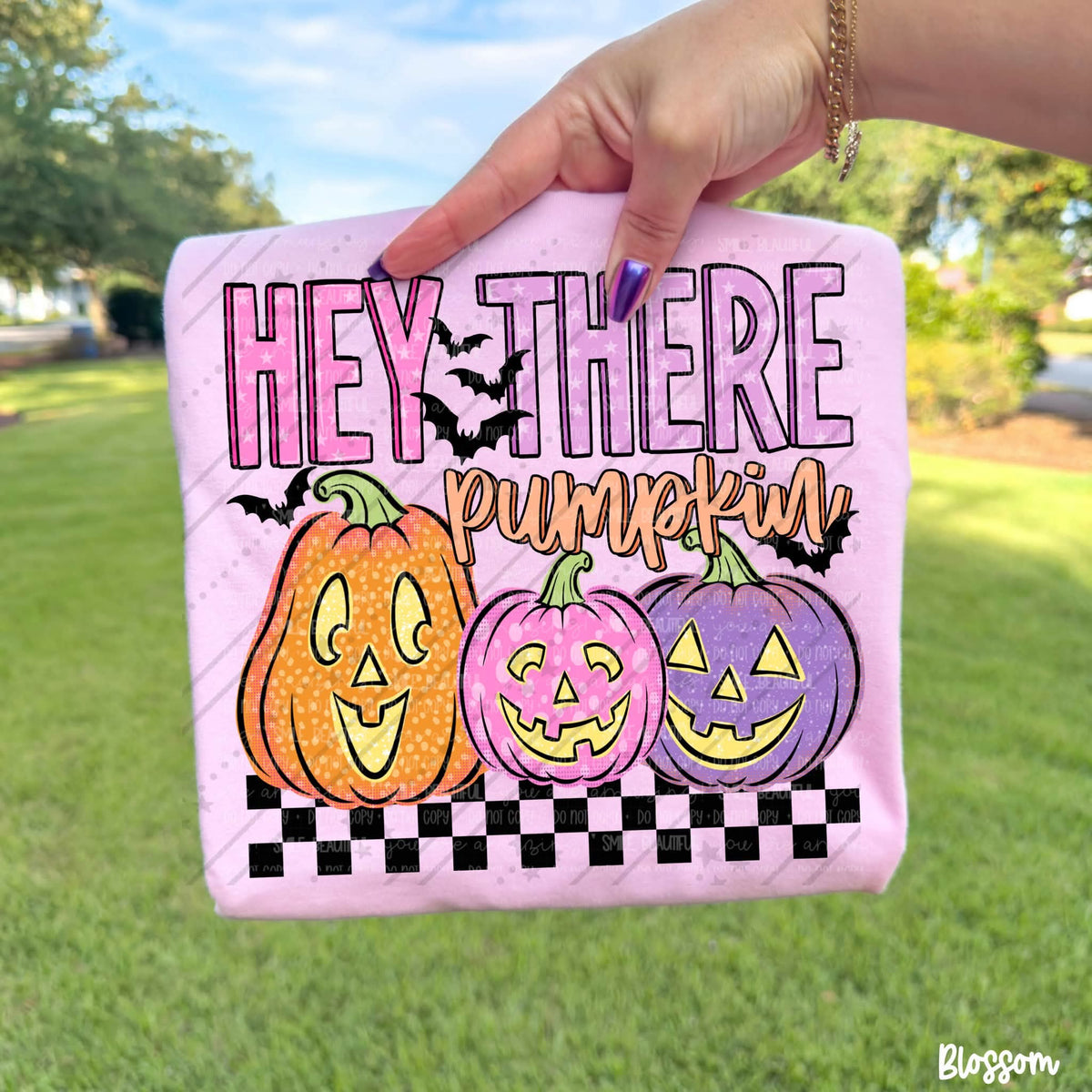 Hey there pumpkins (Carter) DTF Transfer