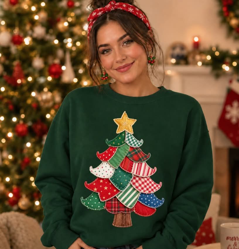 Pattern Christmas tree (S&G) DTF Transfer
