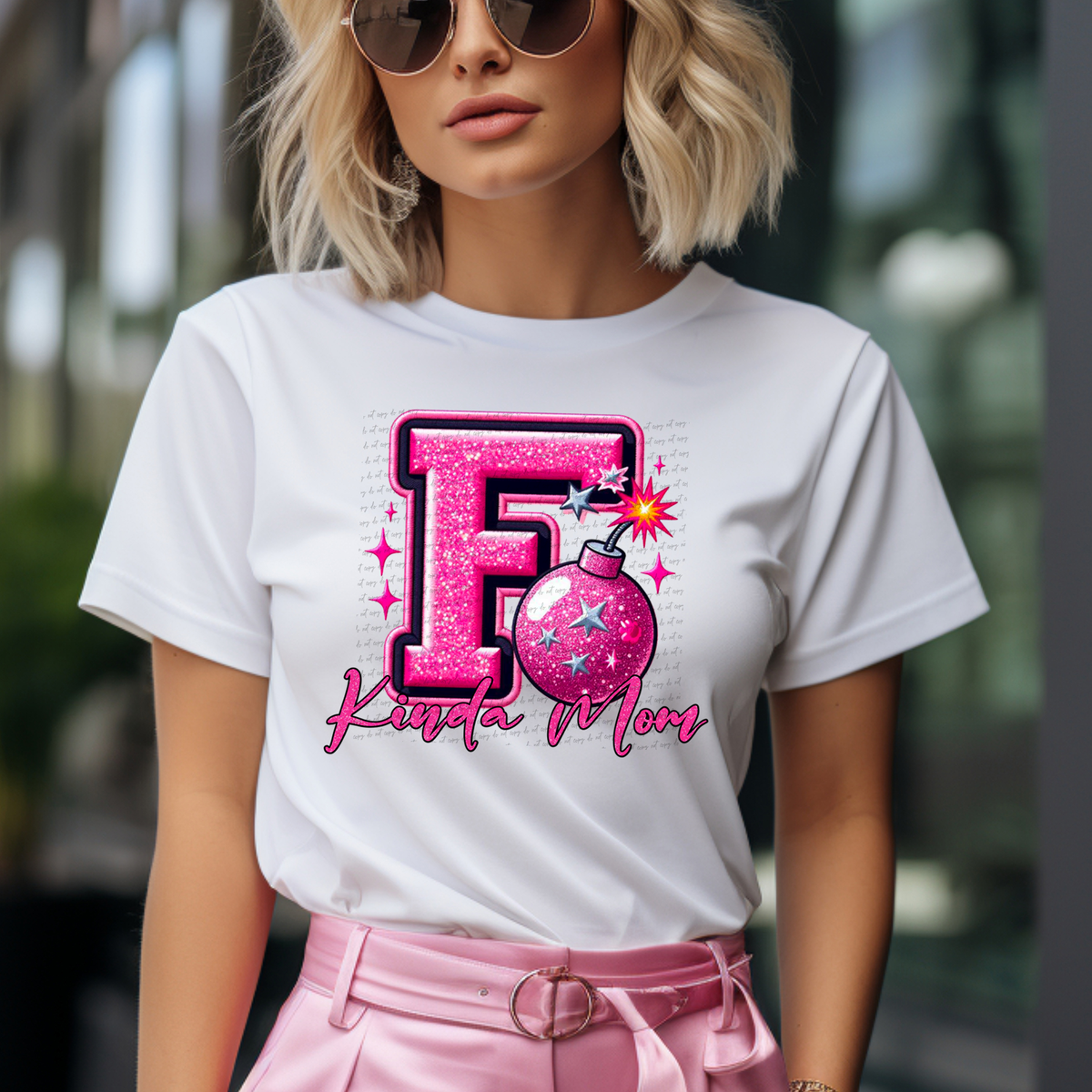 F Bomb Kinda Mom 74706 DTF Transfer