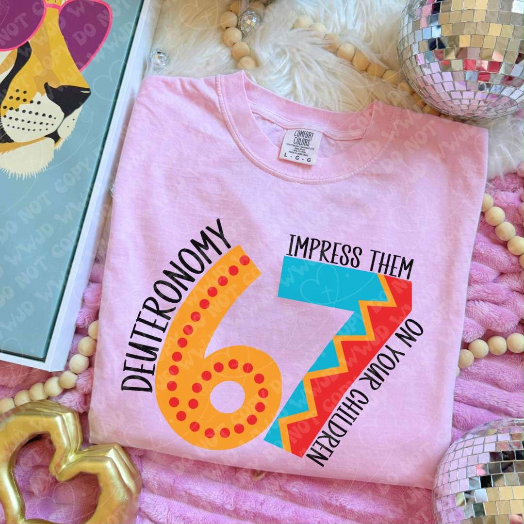 Deuteronony 67 (SSD) DTF TRANSFER