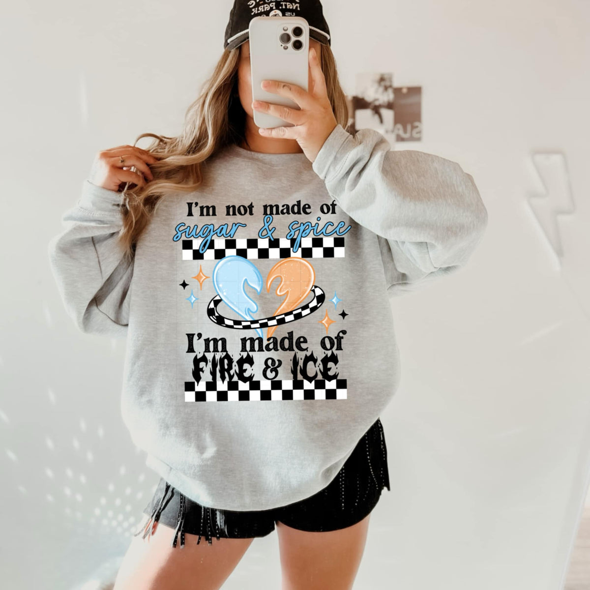 I’m not lade of sugar & spice BLACK (CSC) 87275 DTF transfer