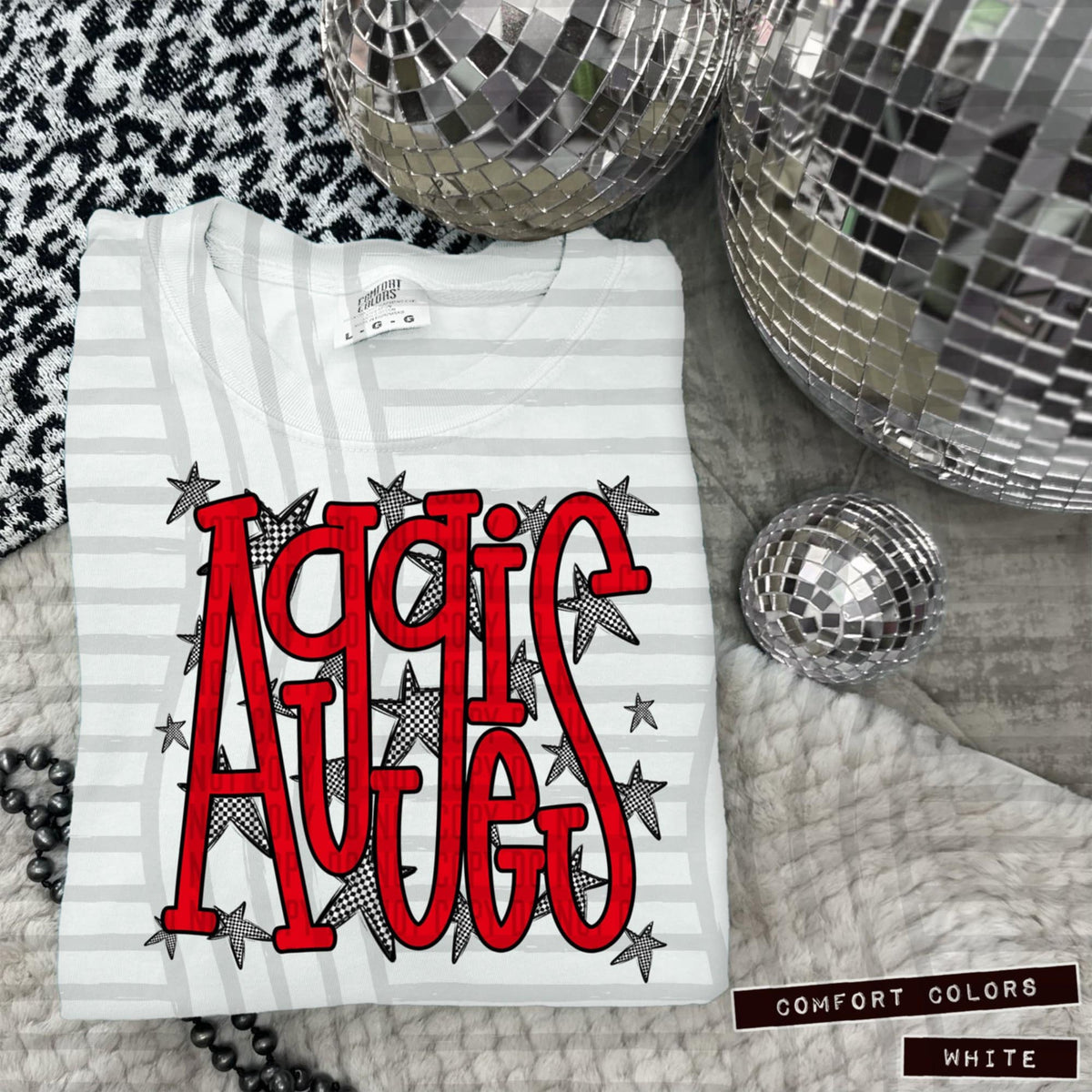 Red Staggered Mascots (Caplinger)