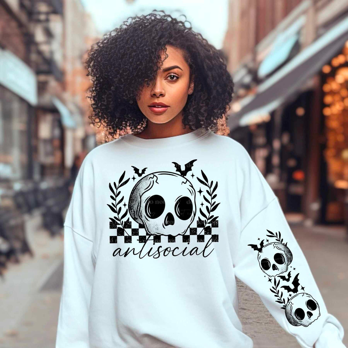 Antisocial BLACK FRONT (CSC) 58546 DTF transfer