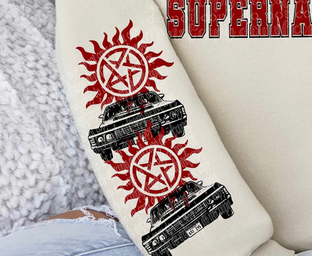 Winchesters supernatural sleeve (TDD) 67983 DTF transfer