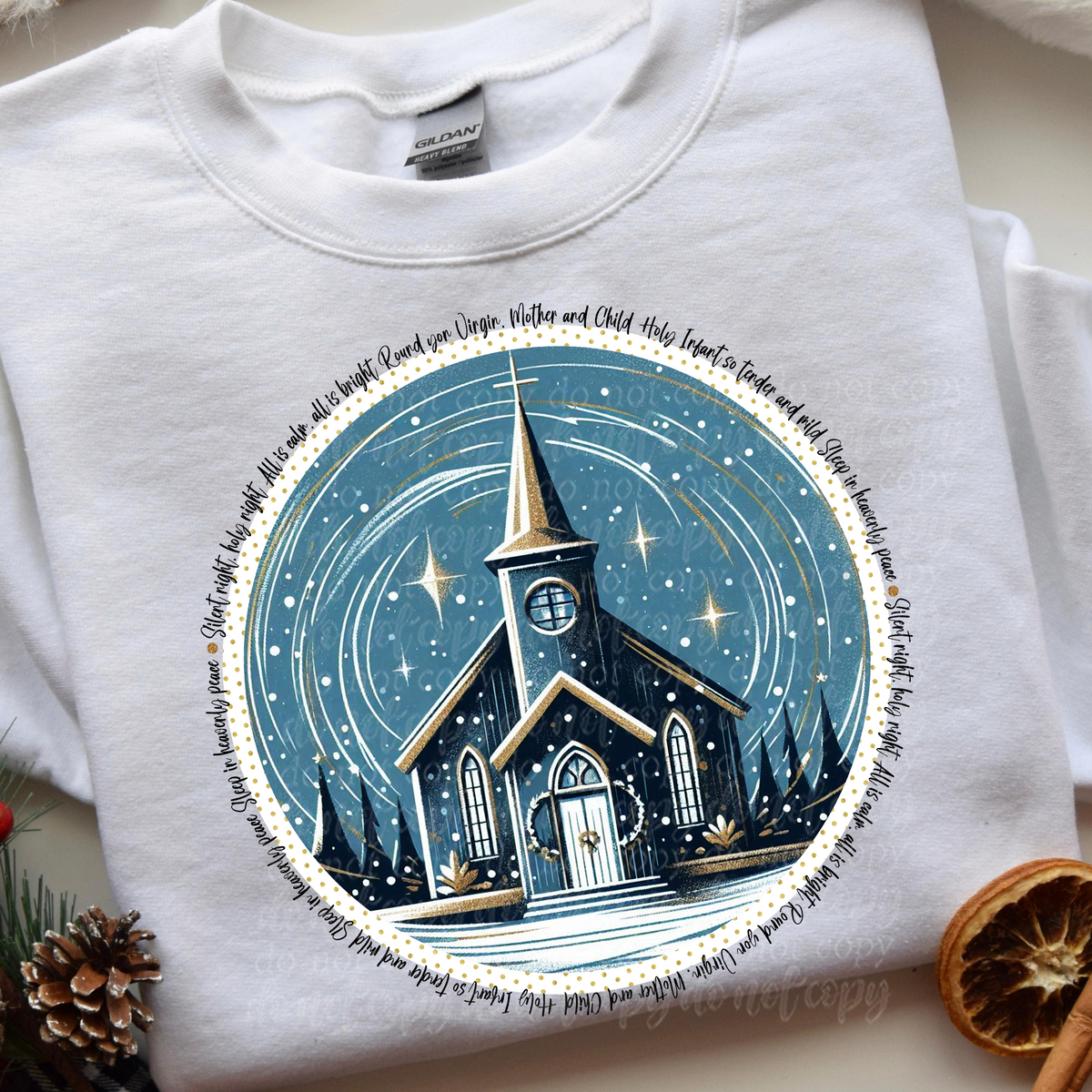 Church circle (TTD) 67484 DTF transfer