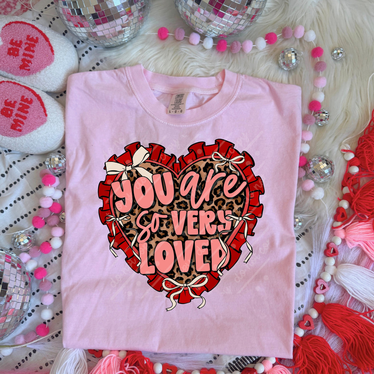 You are so loved heart (scarlow) DTF transfer