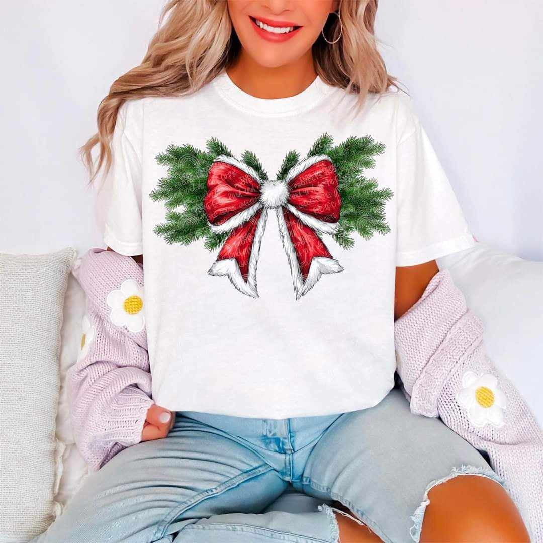 Santa bow (DDD) 70257 DTF transfer