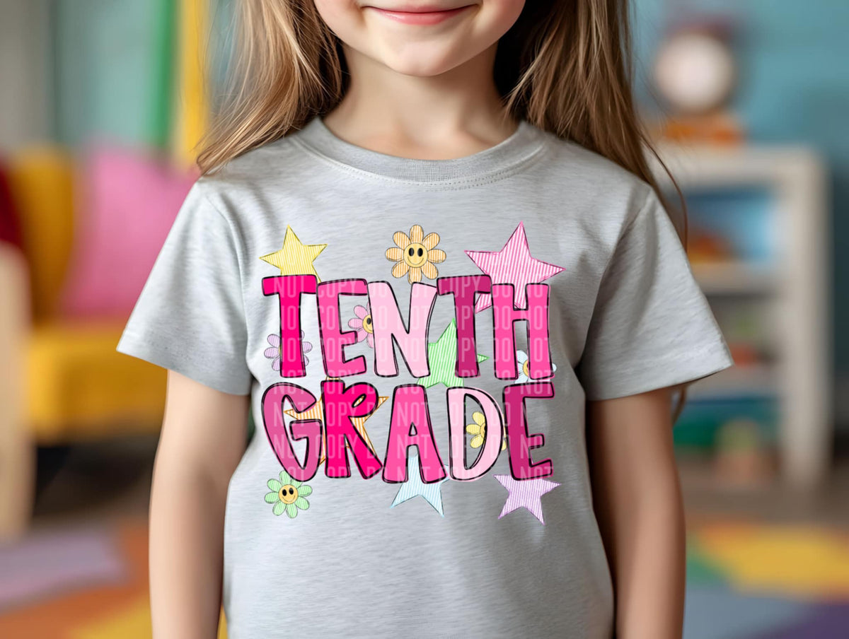 Tenth grade PINK (Caplinger) 107192 DTF transfer