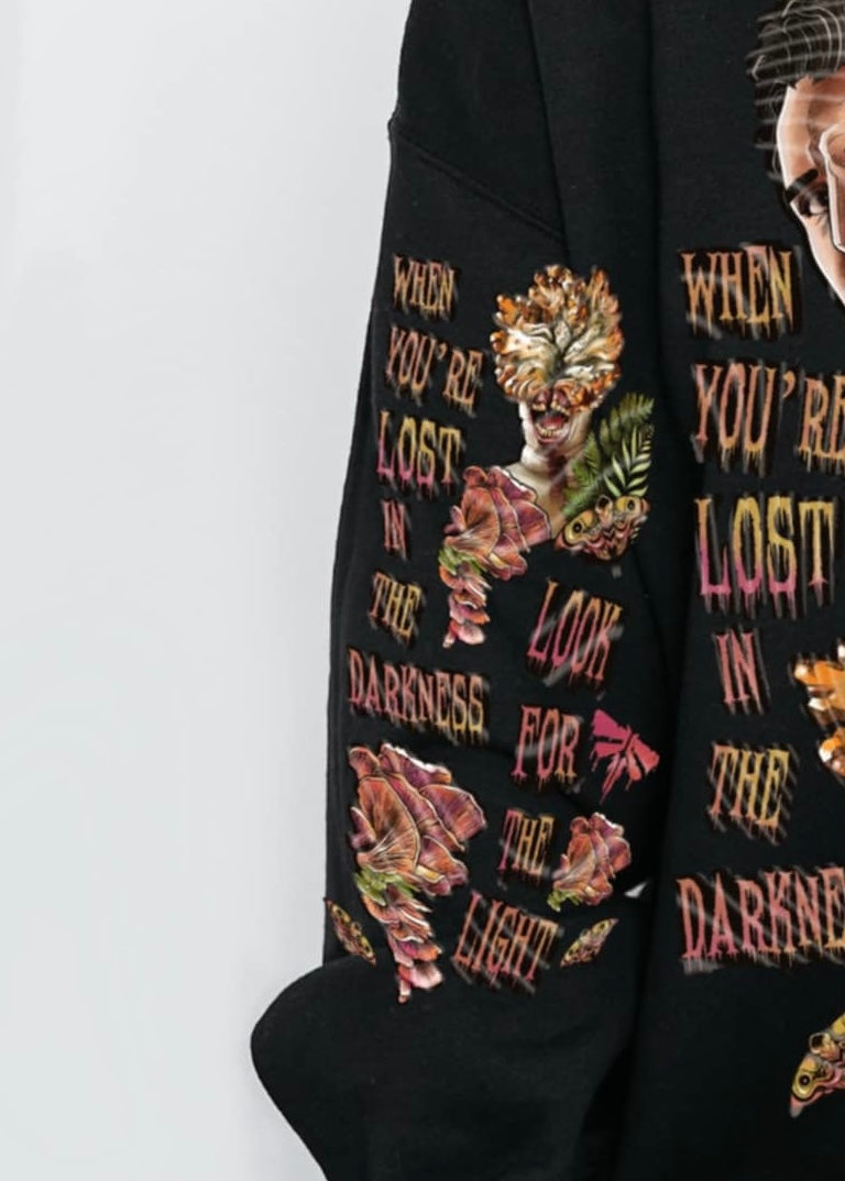 Lost In The Darkness sleeve DTF transfer