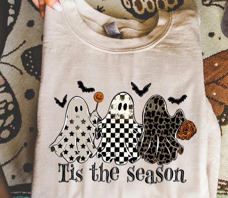 Tis the season trio ghosts 109848 DTF transfer