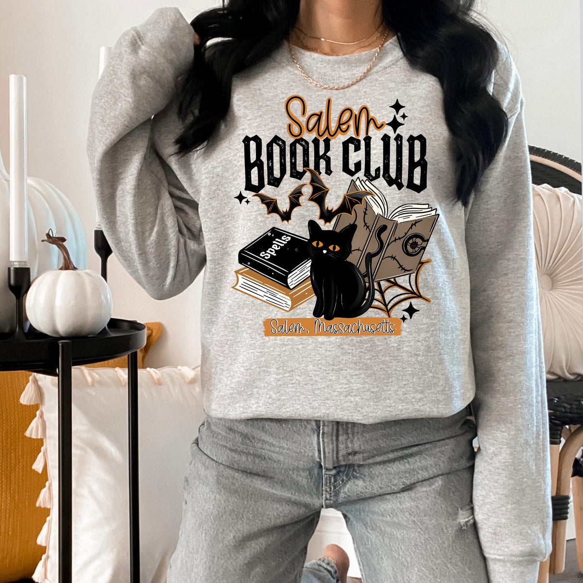 Salem Book Club (black) (CSC) DTF Transfer