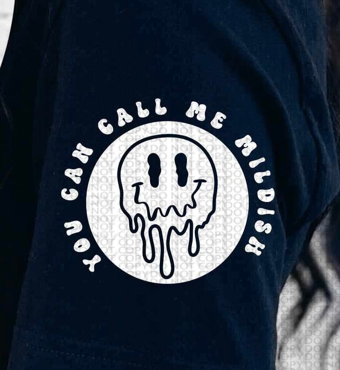 You can call me mildish WHITE pocket (HW) 73575 DTF transfer
