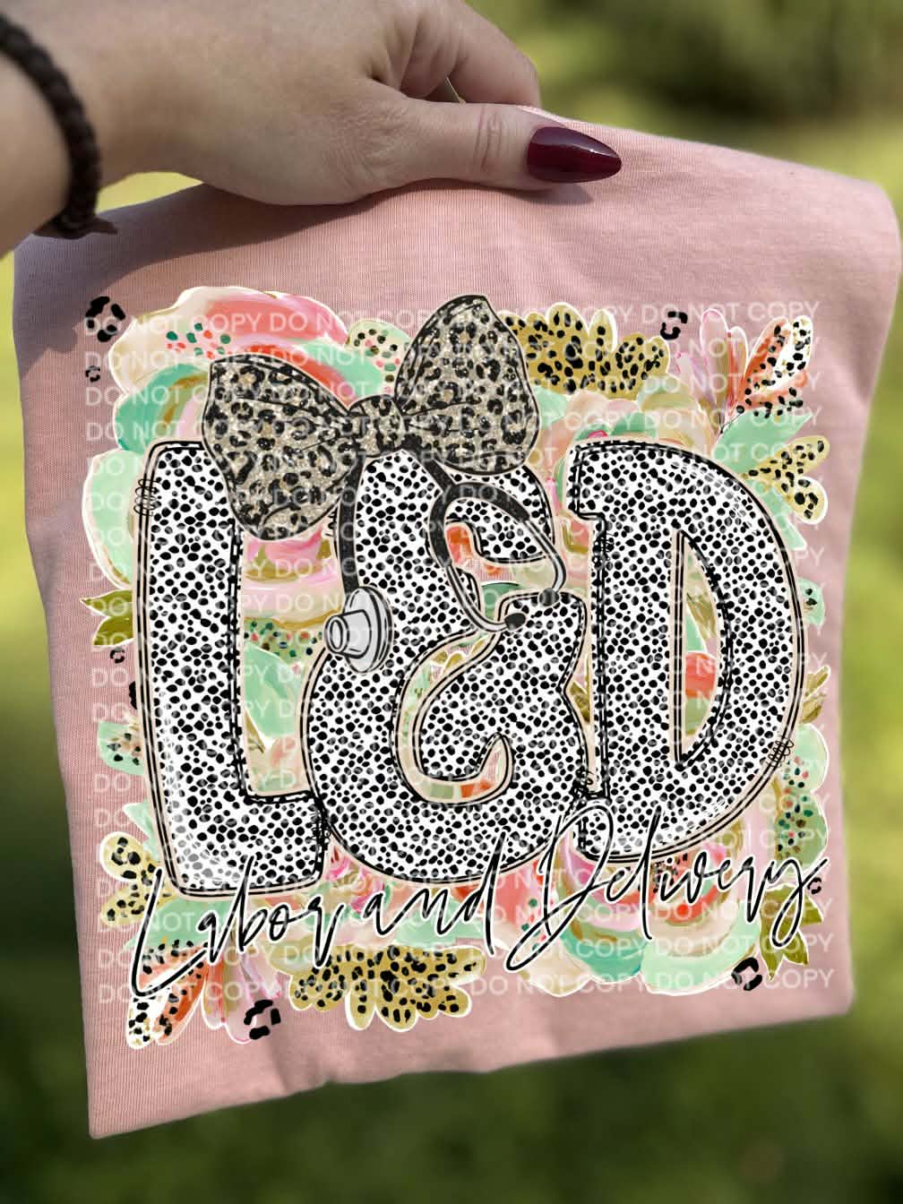 L&D (polka dots) (Scg) DTF Transfer