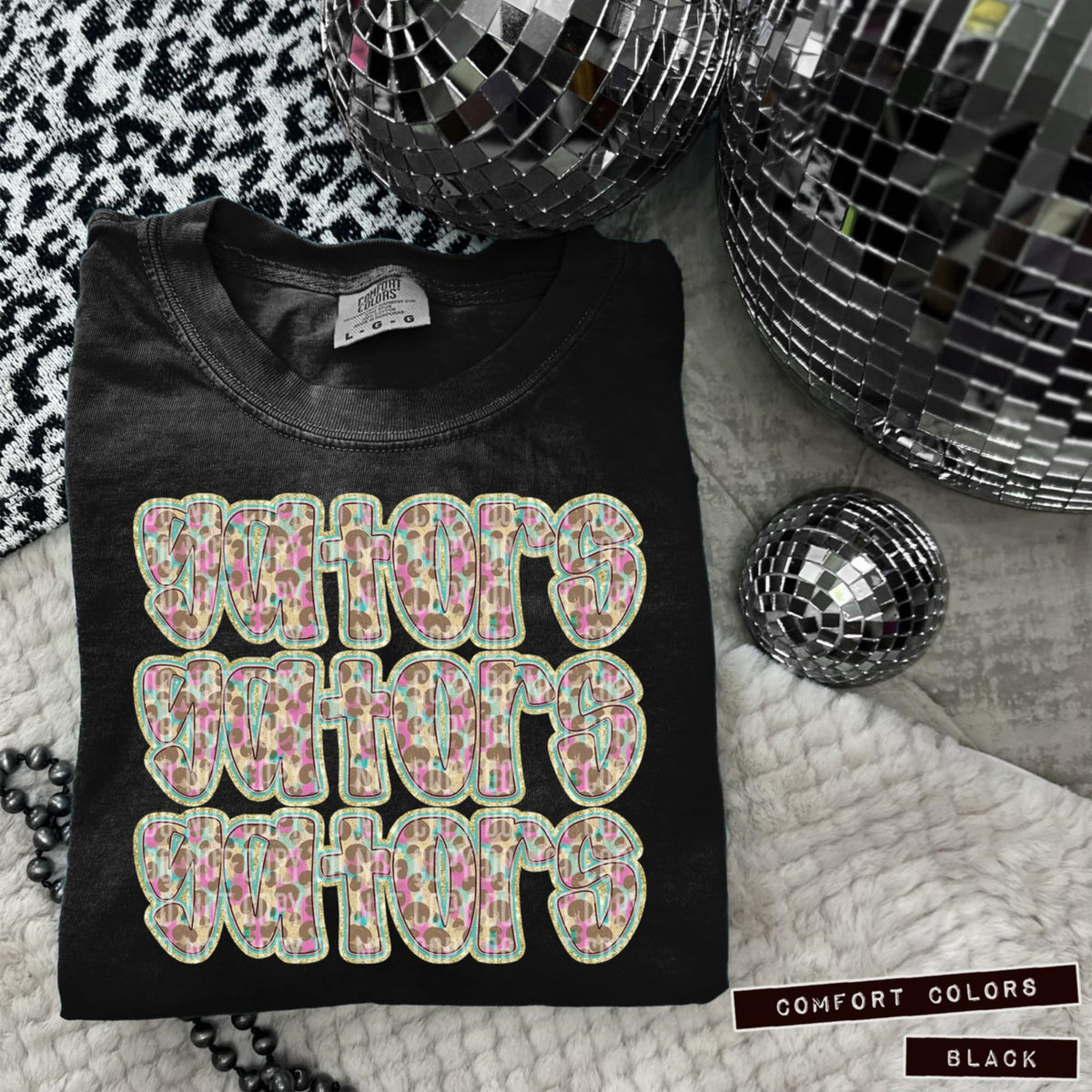 Gators Leopard Stacked (Caplinger) 98453 DTF transfer