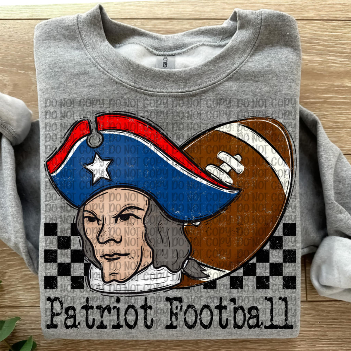 Patriot Football Checker VP DTF transfer