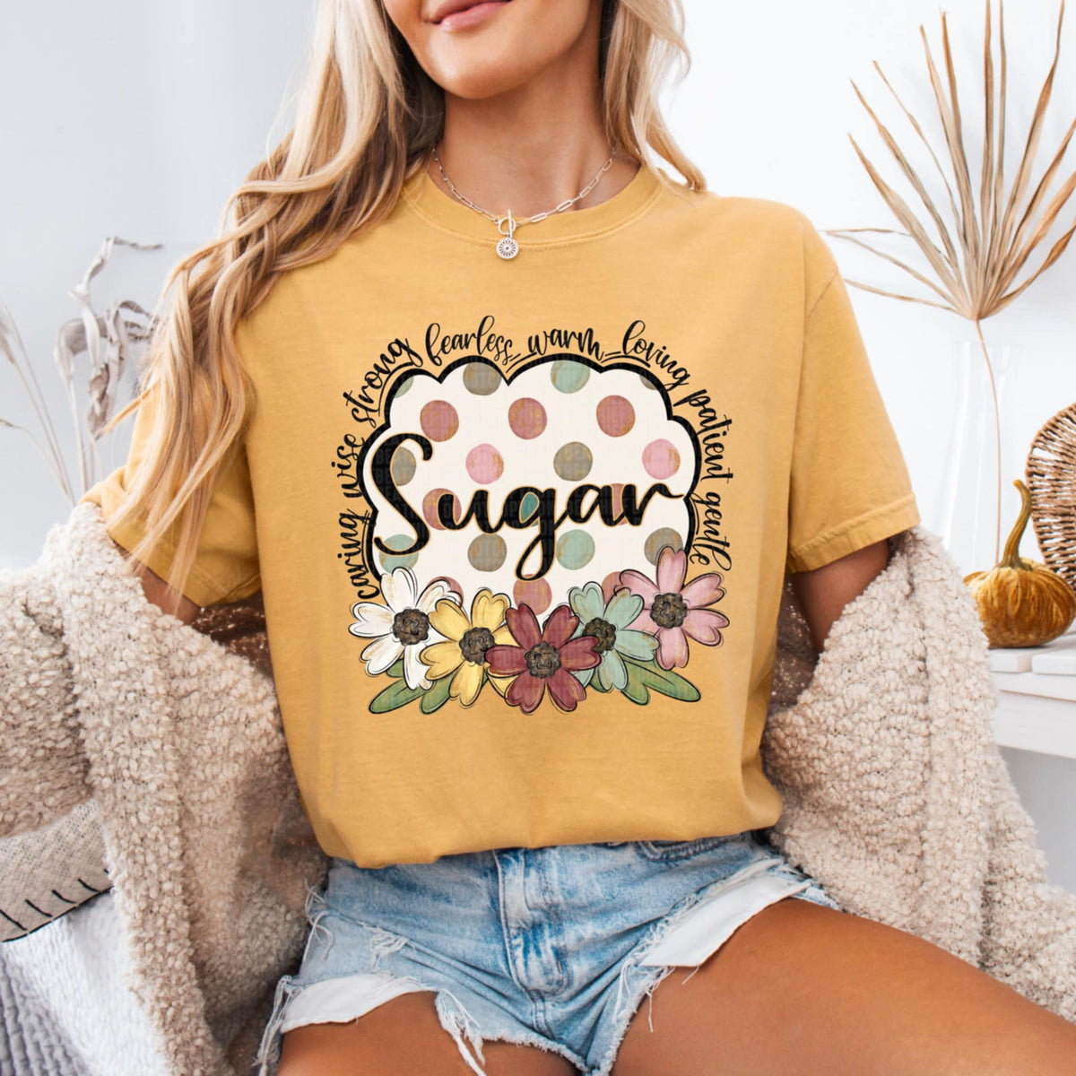 Sugar polka dot background (SDD) 91136 DTF transfer