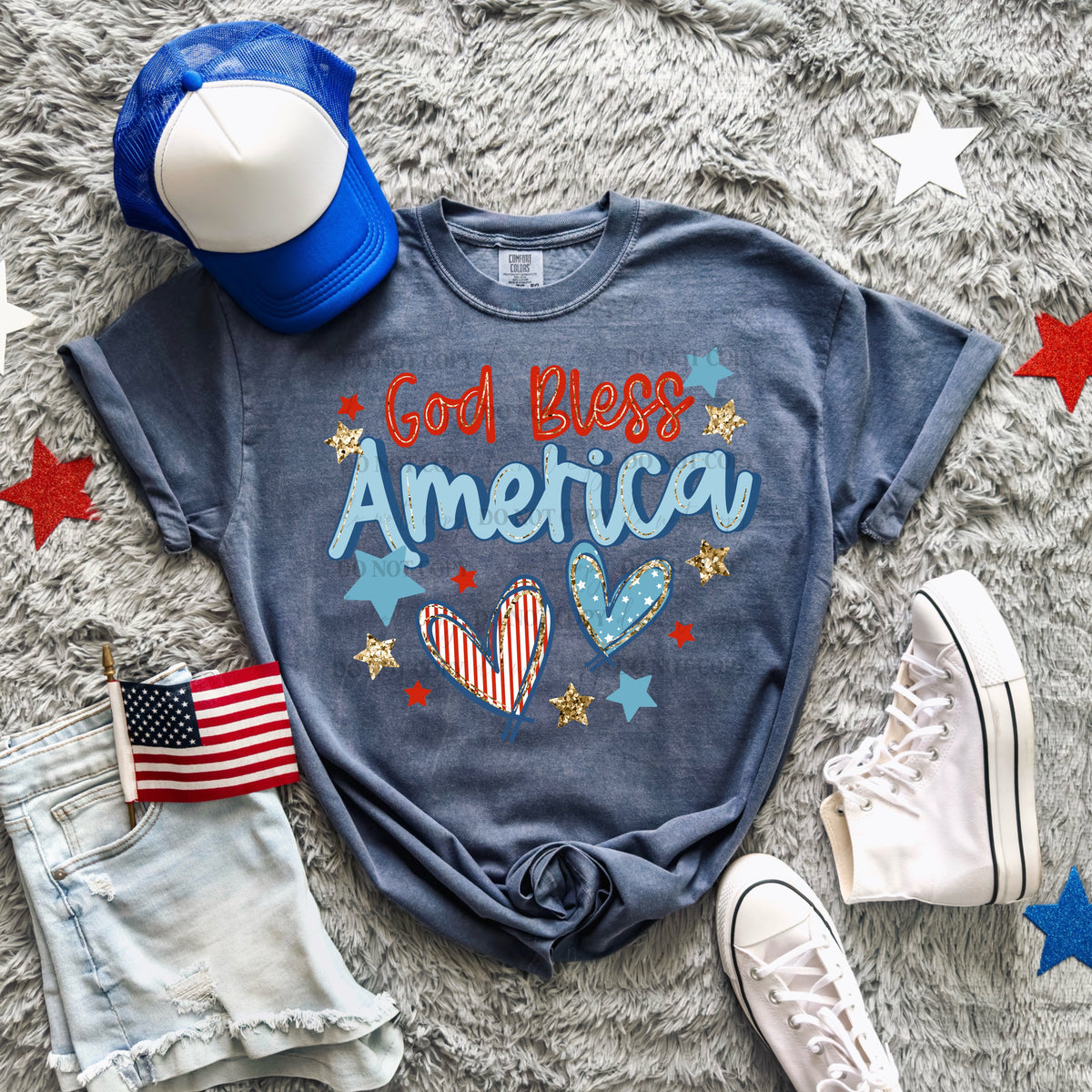 God bless america (semi-exclusive) DTF Transfer