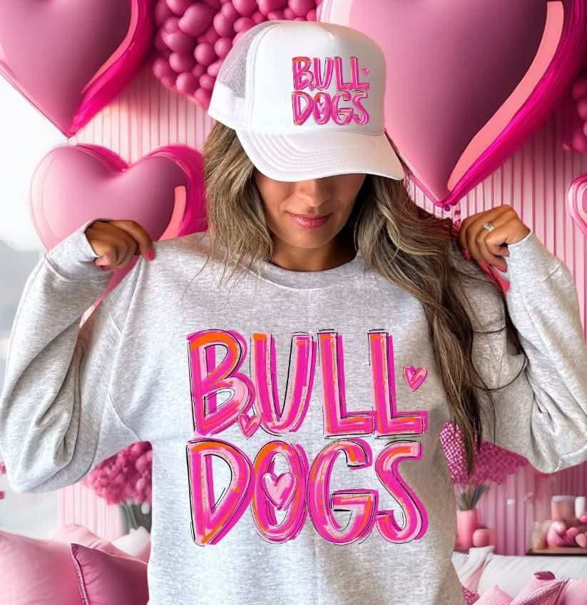 Bulldogs pink brushstroke (S&G) 79632 DTF transfer