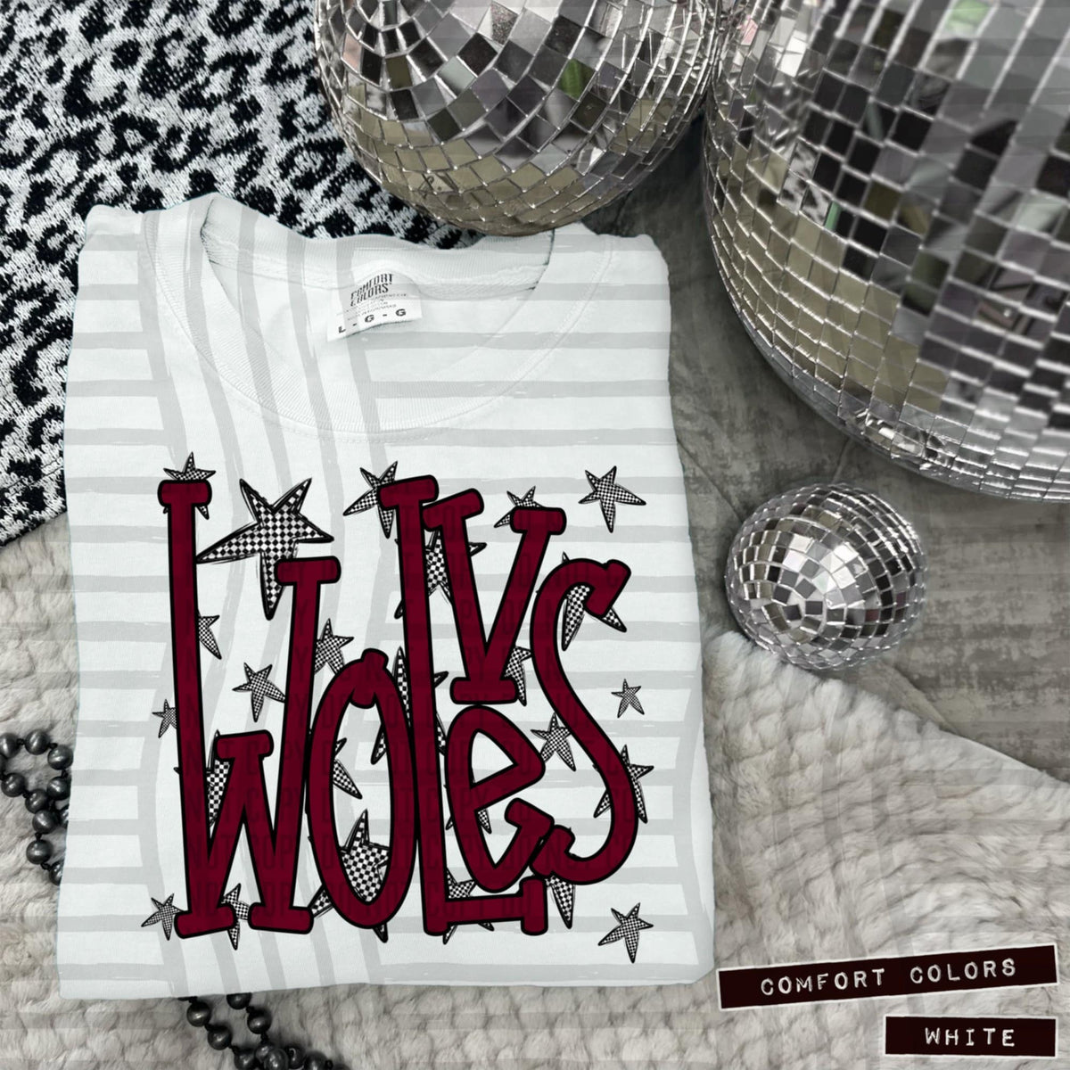 Maroon Staggered Mascots (Caplinger)