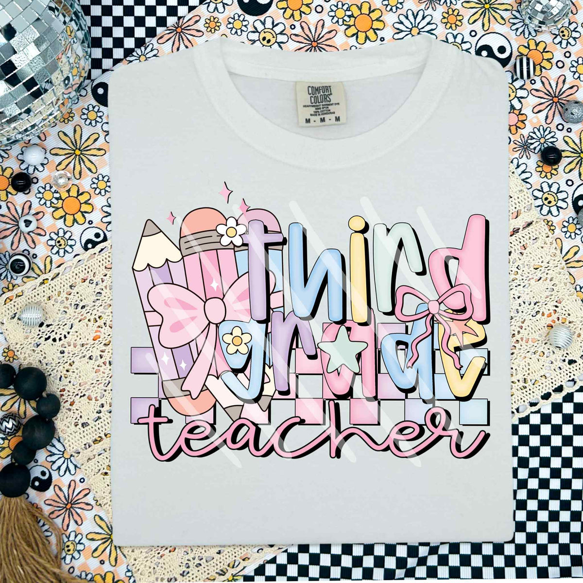 Third Grade Teacher DTF transfer