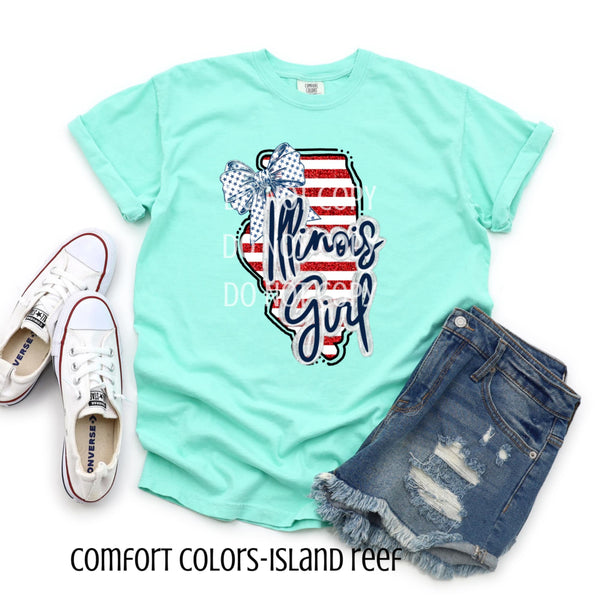 Patriotic GIRL states CSG DTF transfers