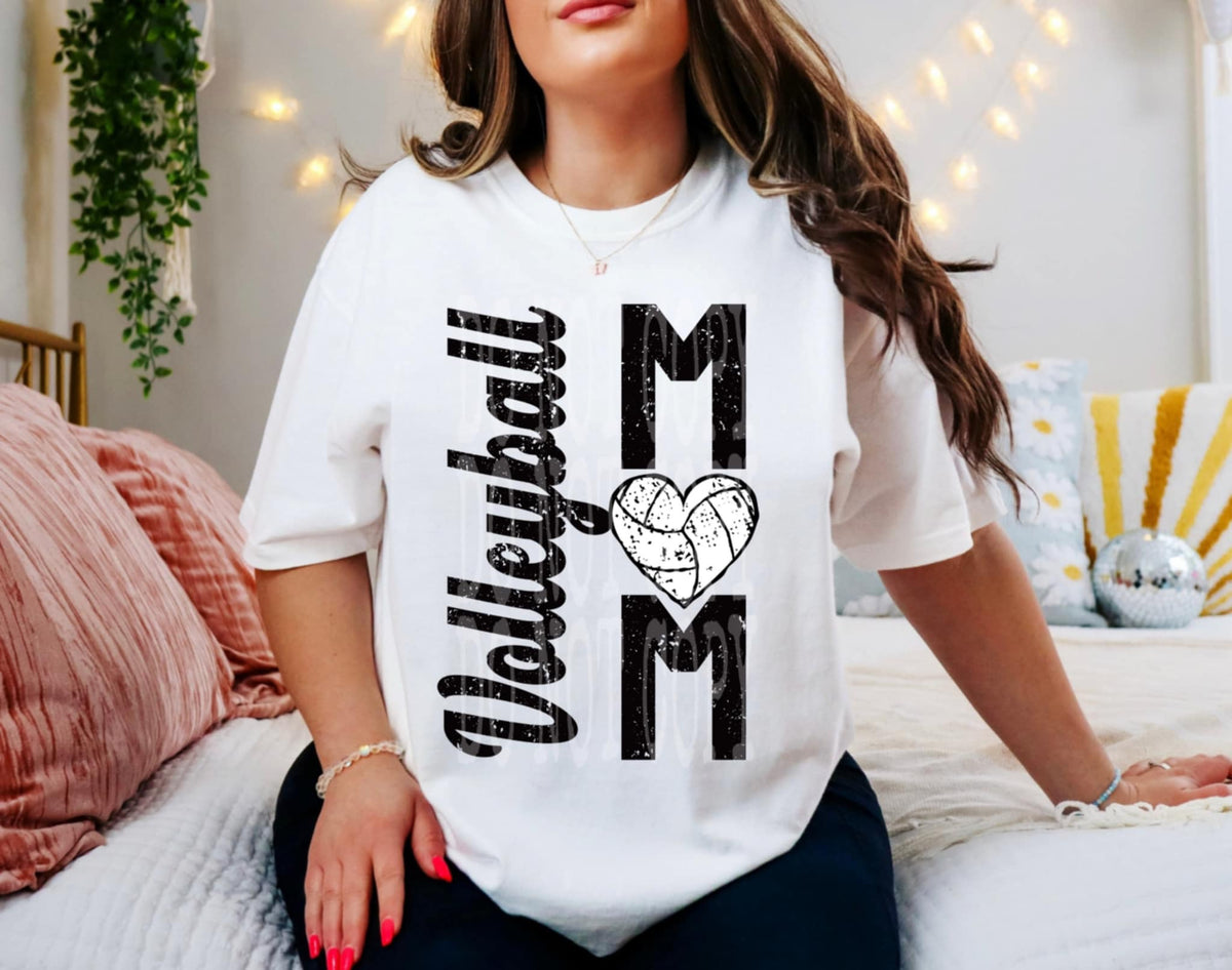 Volleyball mom vertical (DD) 87367 DTF transfer