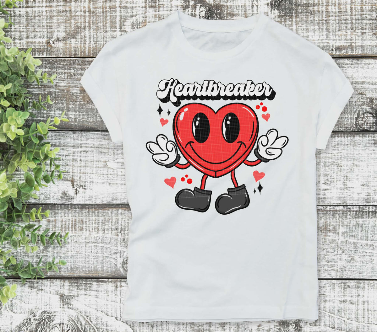 Heartbreaker red (Linda) DTF transfer