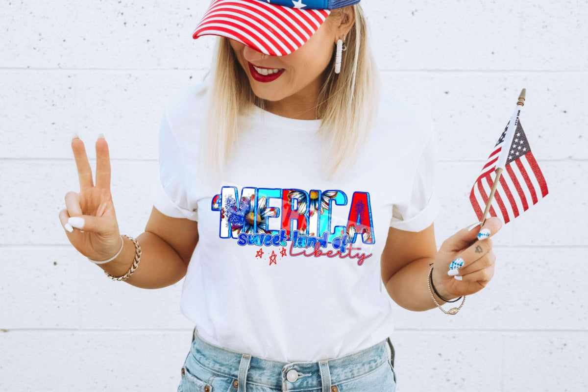 ‘Merica sweet land of liberty 99410 DTF transfer