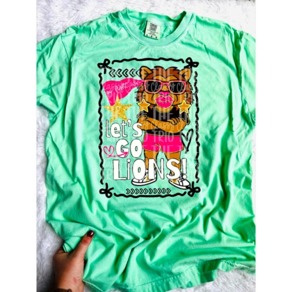 Let’s go lions (DD) 107423 DTF transfer