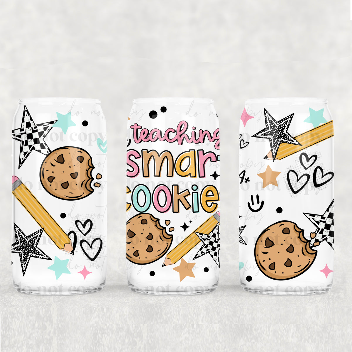 Teaching smart cookies (CSC) UV DTF WRAP