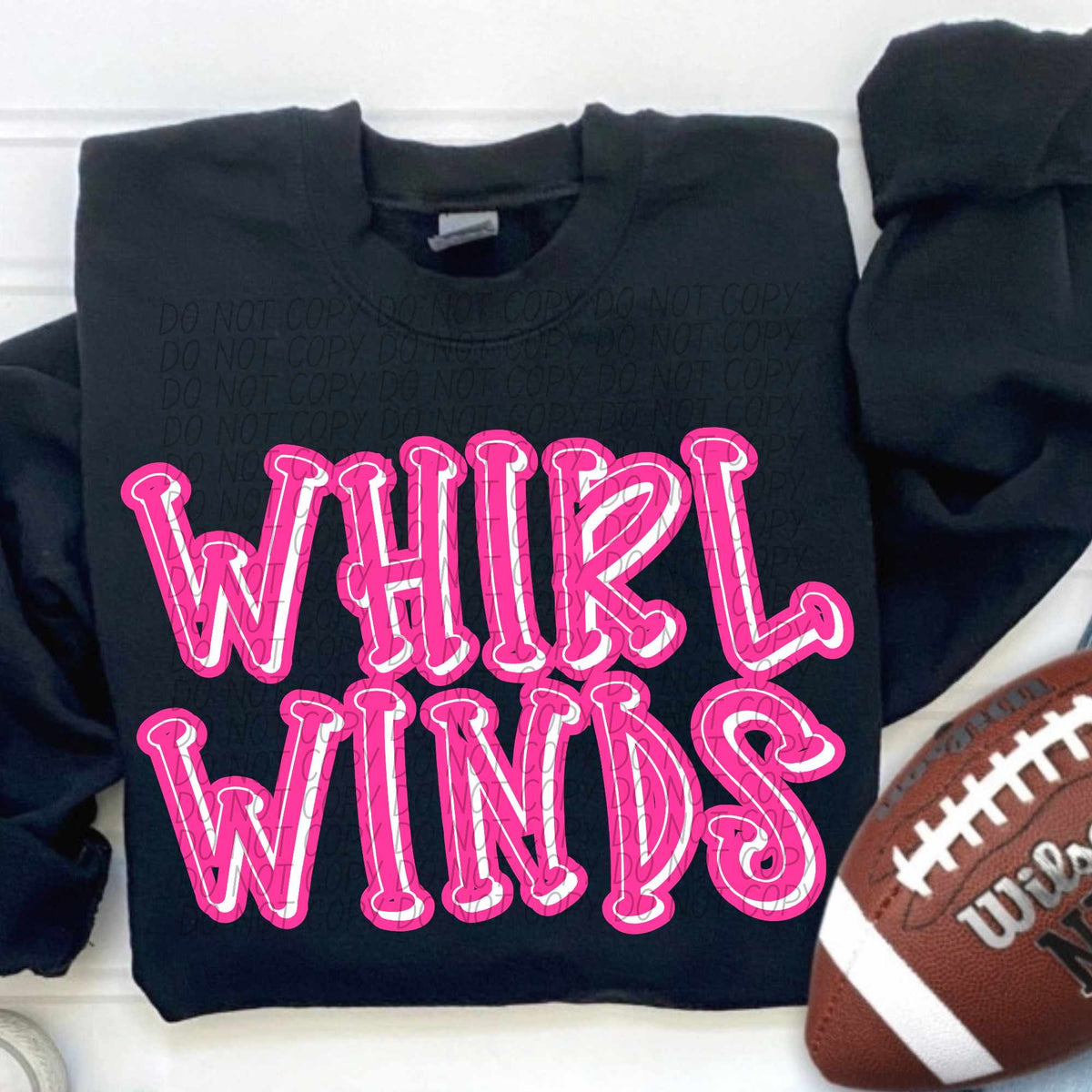 Whirlwinds hot pink 55396 DTF transfer